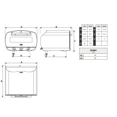 Alfa Forni elektrischer Pizzaofen Urbe - 3,1 kW