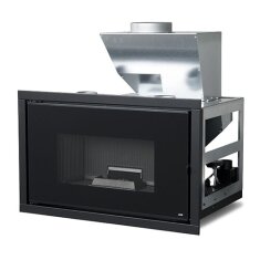 Kamineinsatz Pellet MCZ VIVO 90 Comfort Air 11 kanalisierbar Maestro+ - 11 kW