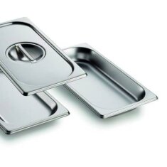 Lohberger Edelstahlschalen (2 + 4cm Tiefe) mit Deckel...