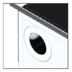 Lohberger Rauchabzug- Rosette für Rauchanschluss...