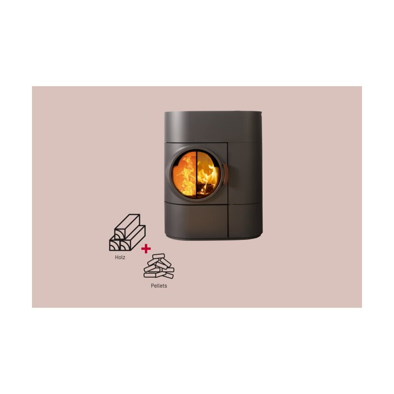Kombiofen Pellet & Scheitholz Austroflamm Clou Duo - 6,8 kW