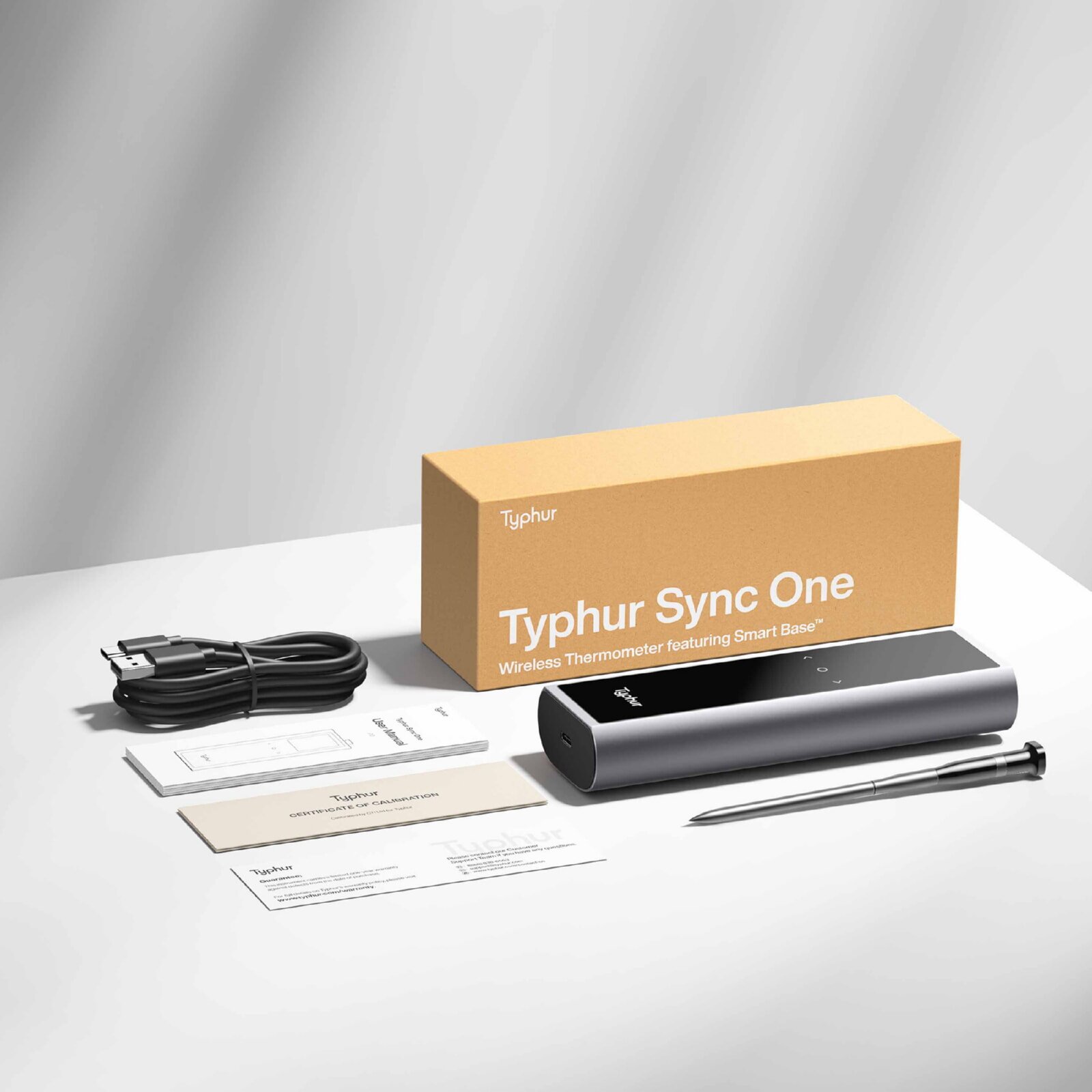 Typhur Sync One - 1 Sonden Fleischthermometer - wireless