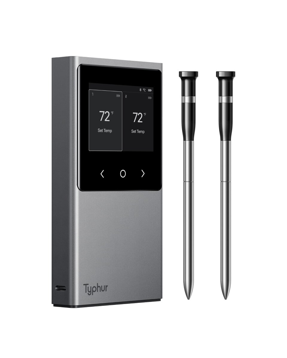 Typhur Sync Dual - kabelloses 2 Fühler Fleischthermometer - wireless