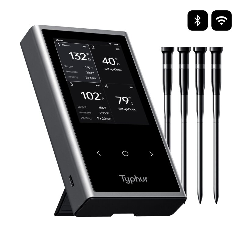 Typhur Sync Quad - drahtloses 4- Fühler Fleischthermometer - wireless