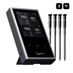 Typhur Sync Quad - kabelloses Fleischthermometer mit 4 Sonden - wireless