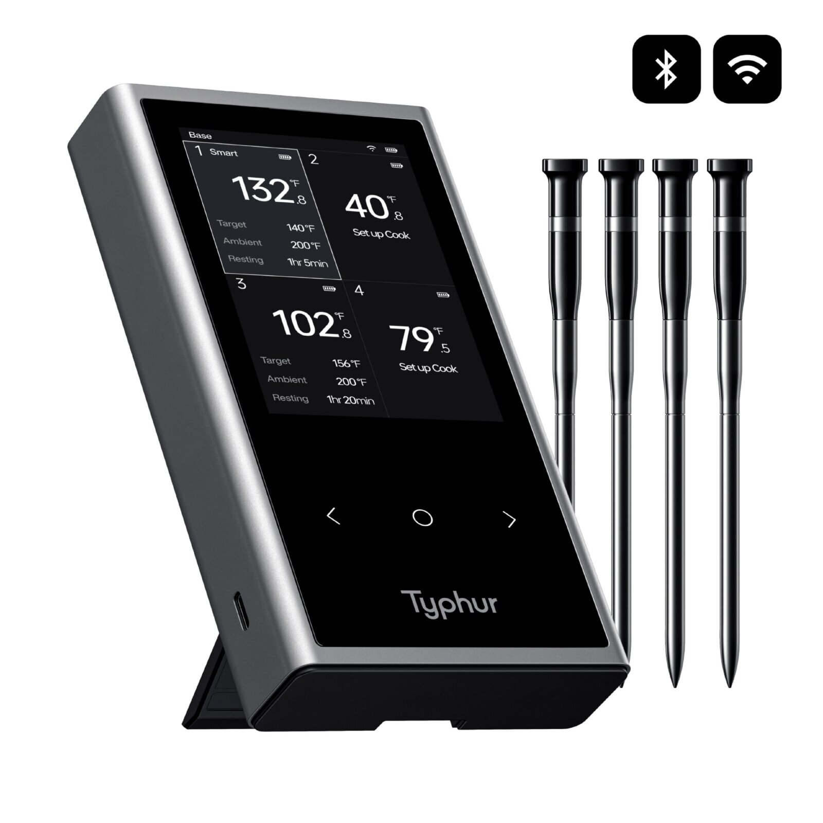Typhur Sync Quad - drahtloses 4- Fühler Fleischthermometer - wireless