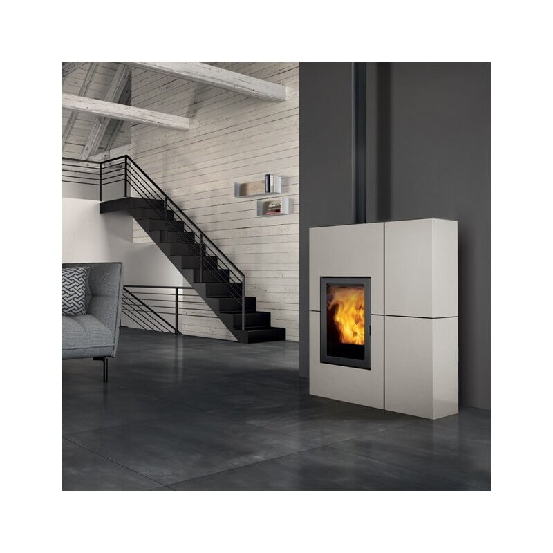 Pelletofen Edilkamin BLADE 12++ Evo - Stahl - 12,1 kW