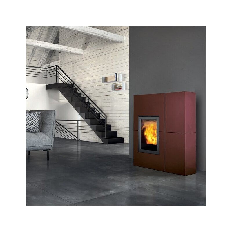 Pelletofen Edilkamin BLADE 12++ Evo - Stahl - 12,1 kW