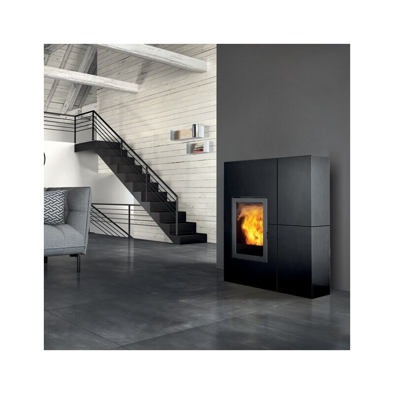 Pelletofen Edilkamin BLADE 12++ Evo - Stahl - 12,1 kW