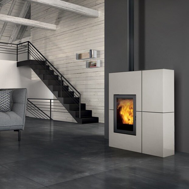 Pelletofen Edilkamin BLADE 12++ Evo - Stahl - 12,1 kW