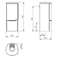 Kaminofen Jydepejsen Cozy Classic - 6 kW