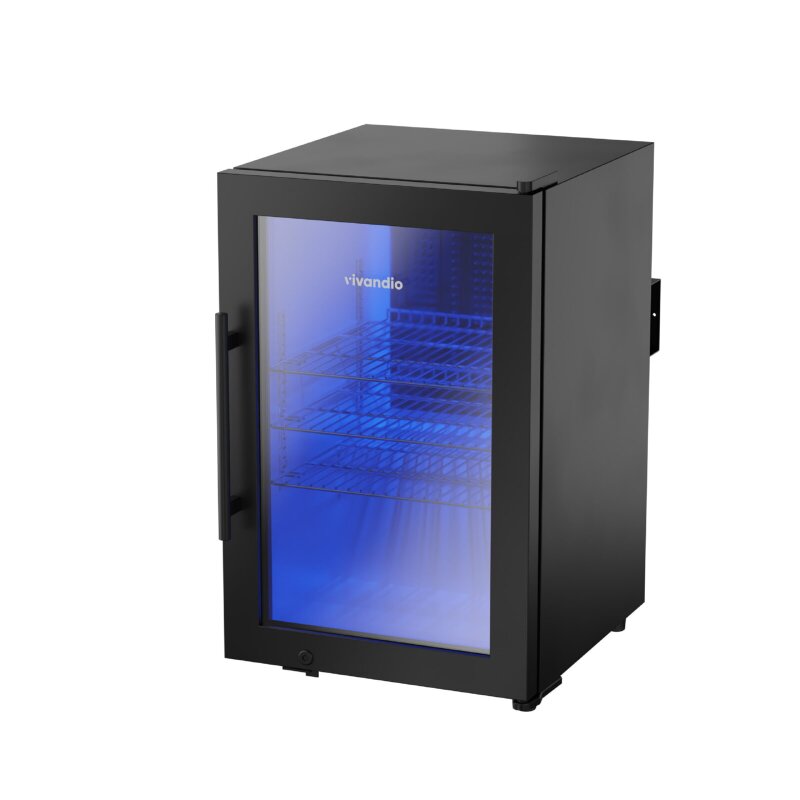 Vivandio Outdoor Kühlschrank - mattschwarz - FS-63 - 63 Liter