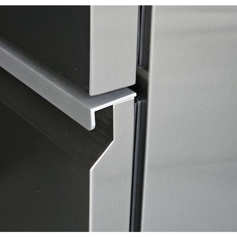 Vivandio Outdoor (Wein)kühlschrank mit Schubladen FD-110, 2 Zonen - Silber