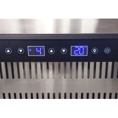 Vivandio Outdoor (Wein)kühlschrank mit Schubladen FD-110, 2 Zonen - Silber