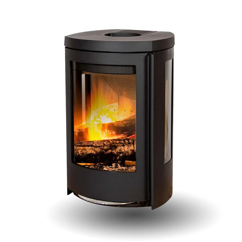 Kaminofen Jydepejsen Cozy Classic Wall mit Seitenfenster - 6 kW