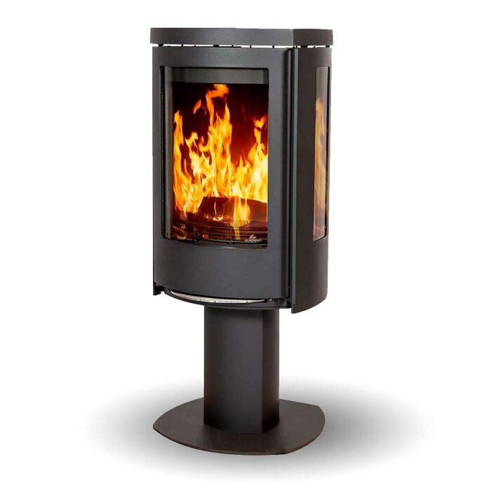 Kaminofen Jydepejsen Cozy Classic Base mit Seitenfenster - 6 kW