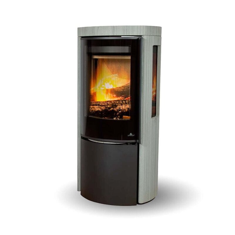 Kaminofen Jydepejsen Cozy Modern mit Seitenfenster - 6 kW