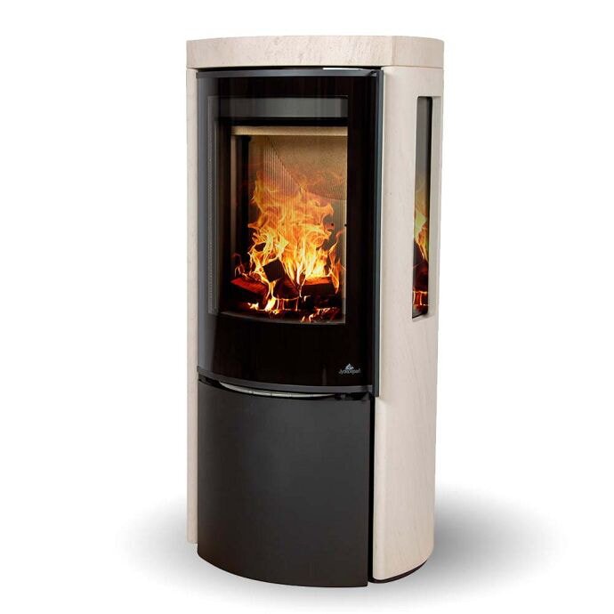 Kaminofen Jydepejsen Cozy Modern mit Seitenfenster - 6 kW