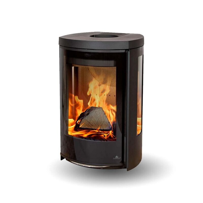 Kaminofen Jydepejsen Cozy Modern Wall mit Seitenfenster - 6 kW