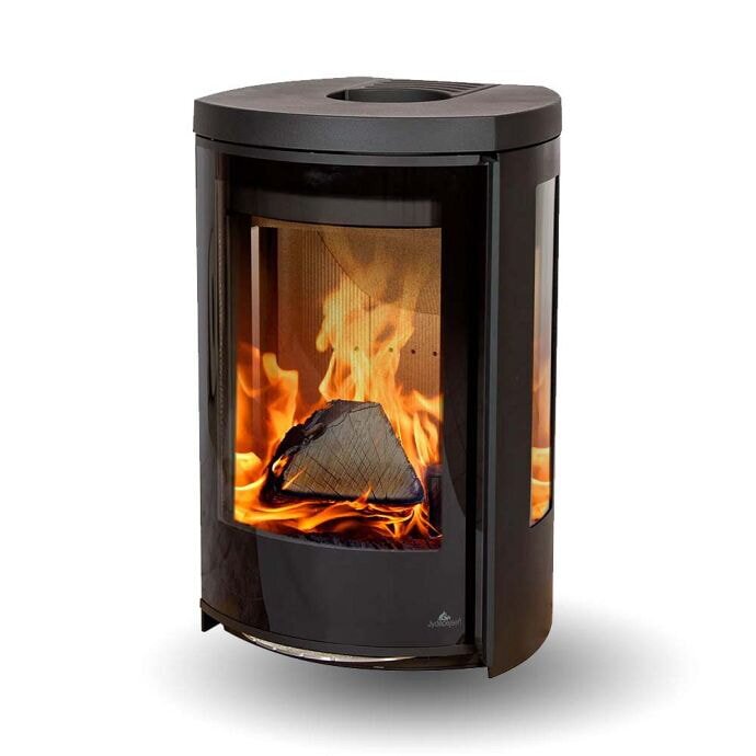 Kaminofen Jydepejsen Cozy Modern Wall mit Seitenfenster - 6 kW