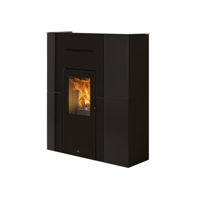 Pelletofen wasserführend Edilkamin BLADE H 15 Evo - Stahl - 14,9 kW