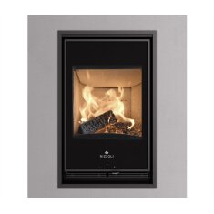 Kamineinsatz Rizzoli - Serie X 50 V - 7,7 kW - Schwarz...