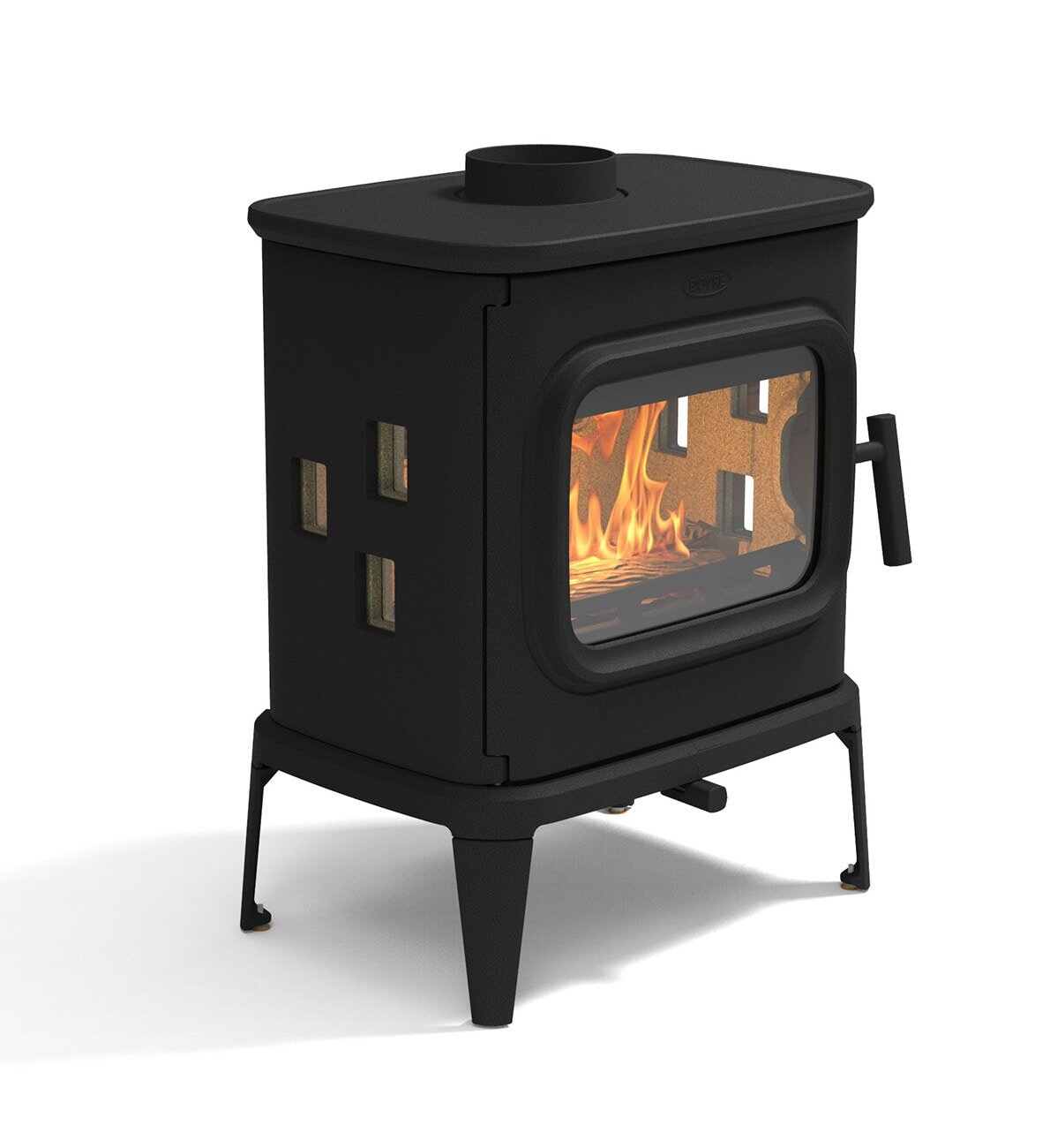 Kaminofen Gussofen Dovre Saga 207 - 8 kW - Schwarz