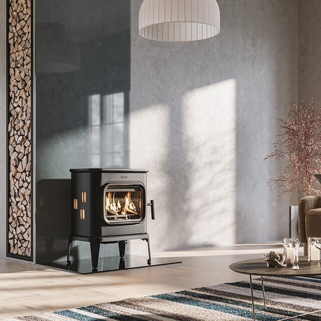 Kaminofen Gussofen Dovre Saga 207 - 8 kW - Schwarz