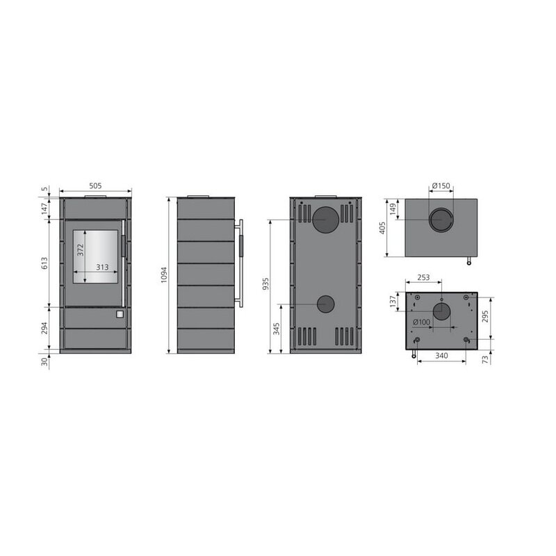 Kaminofen Oranier Teja (W+) - 6 kW