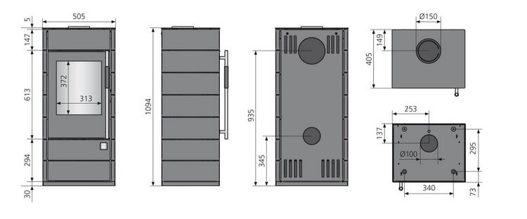 Kaminofen Oranier Teja (W+) - 6 kW