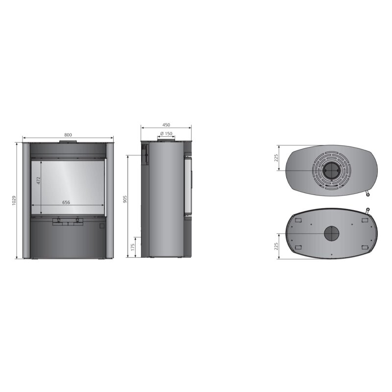 Kaminofen Oranier Feras - 7 kW