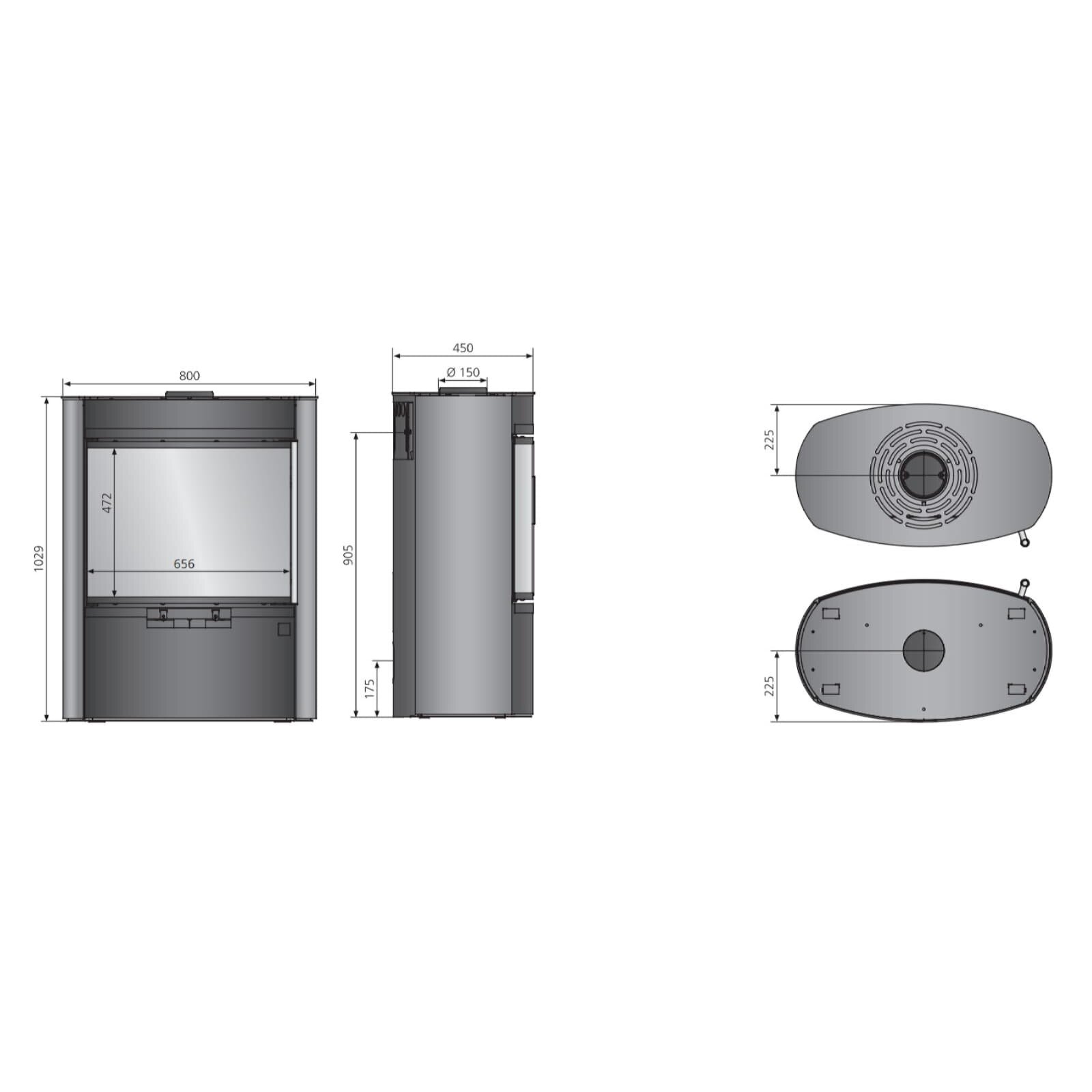 Kaminofen Oranier Feras - 7 kW