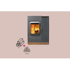 Kombiofen Pellet &amp; Scheitholz Austroflamm Mo Duo - 9,4 kW