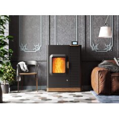 Kombiofen Pellet &amp; Scheitholz Austroflamm Mo Duo - 9,4 kW