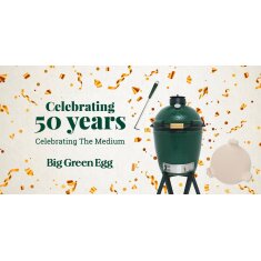 Keramikgrill Big Green Egg - Medium Starter- Set 50 Jahre...