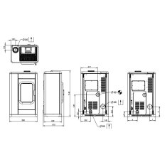 Pelletofen Austroflamm Ruby - 8 KW