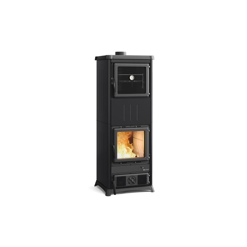 Kaminofen La Nordica Prestige Line - Nova Forno - 11,8 kW - Stahl Schwarz