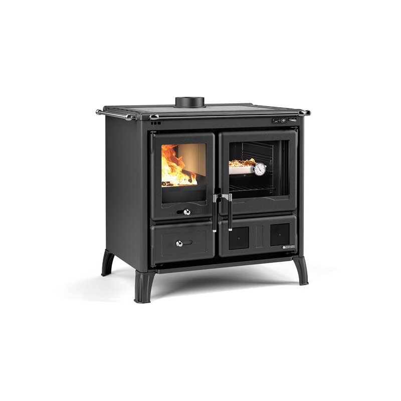 Küchenherd La Nordica Prestige Line - Gardenia 5.0 - 9,5 kW - Stahl Anthrazit- Schwarz