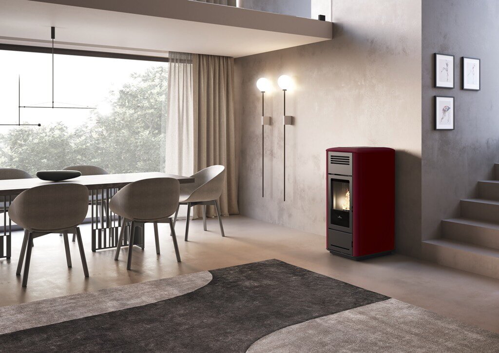 Pelletofen wasserführend Edilkamin MILLA H 12  Evo - 11,9 kW