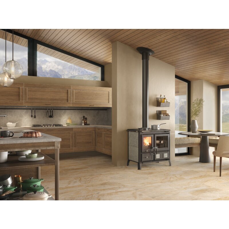 Küchenherd La Nordica Prestige Line - Gardenia 5.0 - 9,5 kW - Petra Naturstein