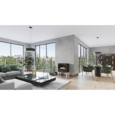 Elektrischer Kaminofen (Wasserdampf) Oranier e-Ziva