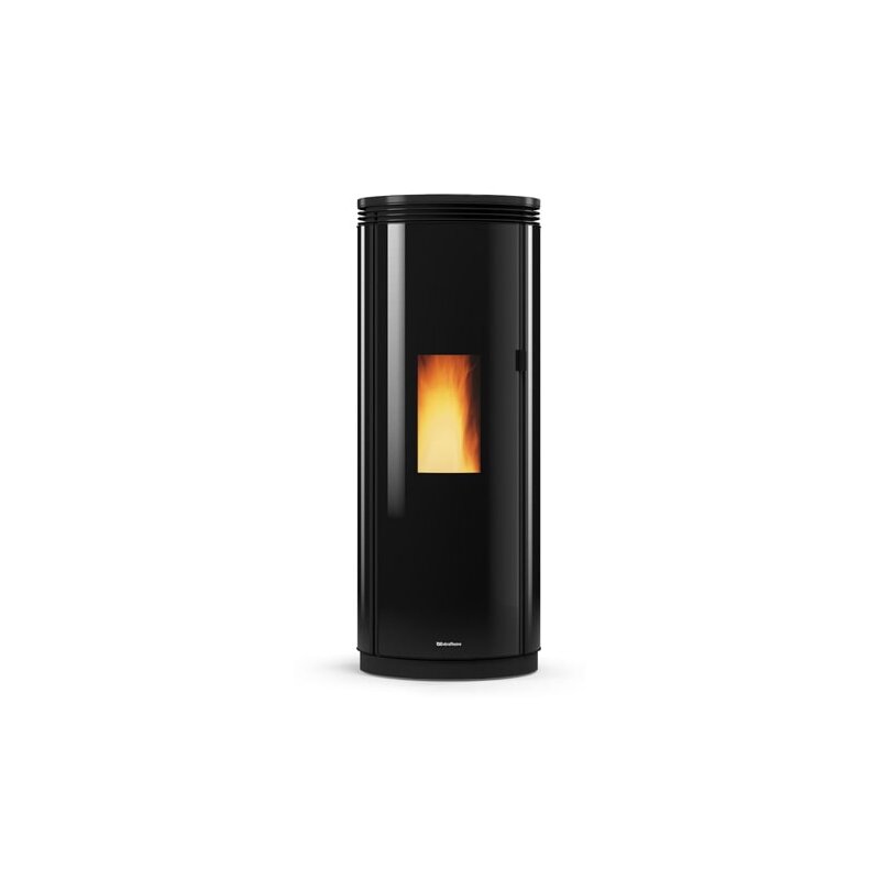 Pelletofen La Nordica Extraflame Prestige Line - Pamela Crystal BLSC Glas - 8 kW - Schwarz