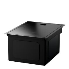 Vivandio Outdoor Spüle MC mit versenkbarer Armatur - schwarz