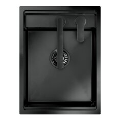 Vivandio Outdoor Spüle MC mit versenkbarer Armatur - schwarz