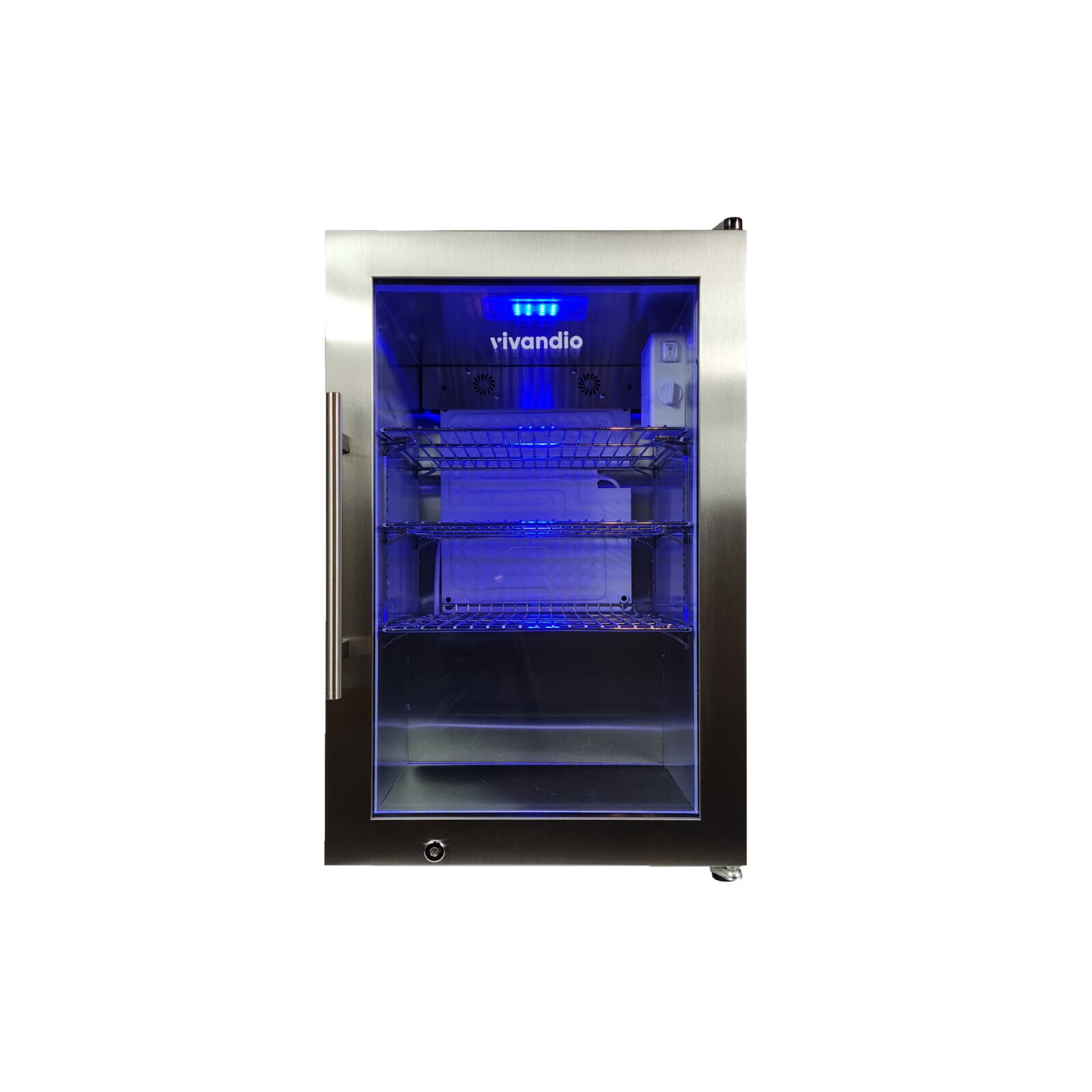 Vivandio Outdoorküche - quub Cocktailstation mit Kühlschrank und Spüle - schwarz