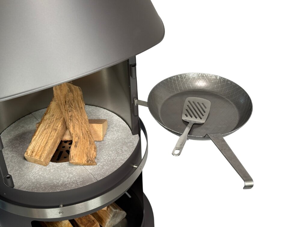 Firestar Schmiedeeisen Pfanne Ø32 cm für DN 550 Mesh (3. Generation)