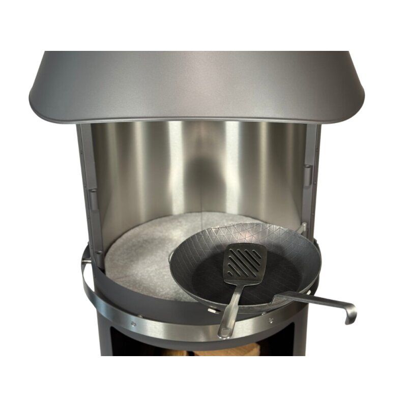 Firestar Schmiedeeisen Pfanne Ø28 cm für DN 550 Mesh (3. Generation)