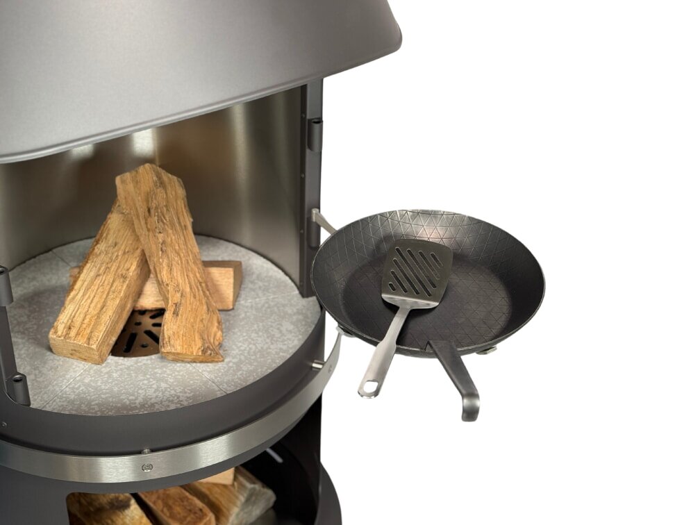 Firestar Schmiedeeisen Pfanne Ø28 cm für DN 550 Mesh (3. Generation)