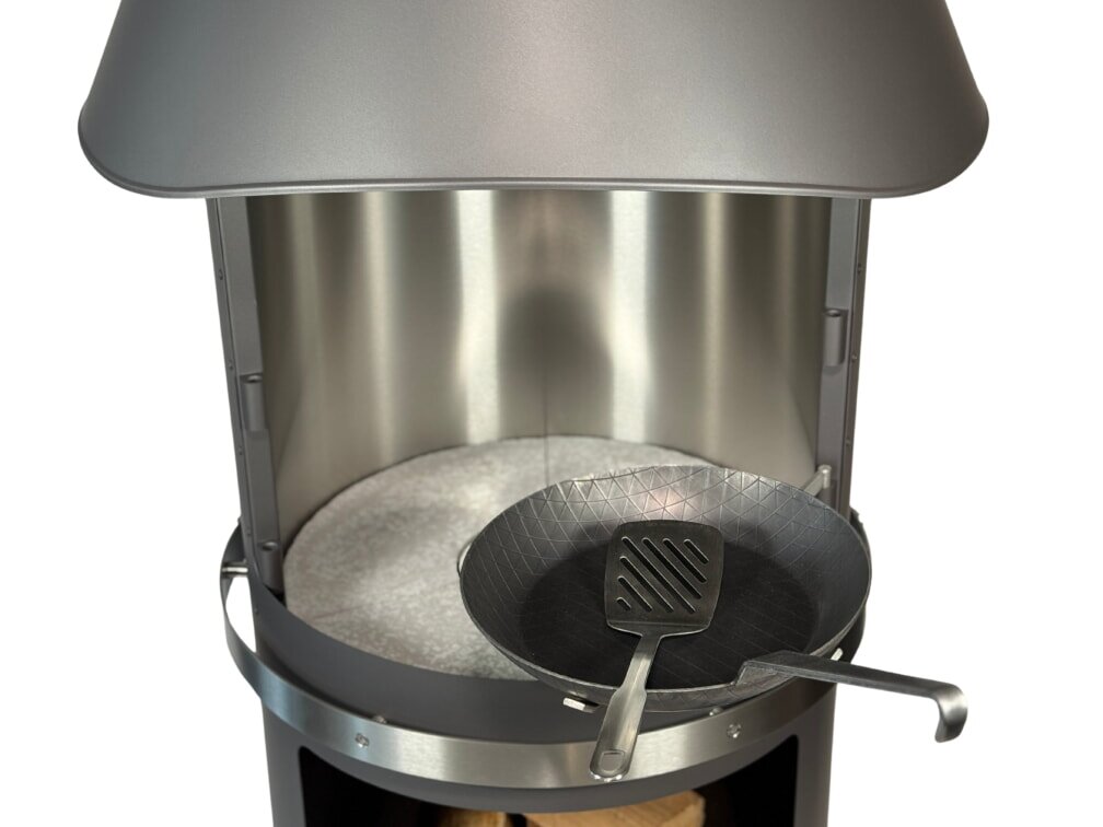 Firestar Schmiedeeisen Pfanne Ø28 cm für DN 550 Mesh (3. Generation)
