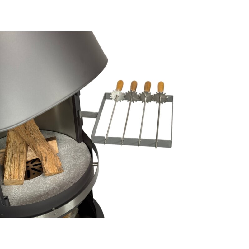 Firestar Grillspieße (4 Stück) für DN 550 Mesh (3. Generation), Edelstahl
